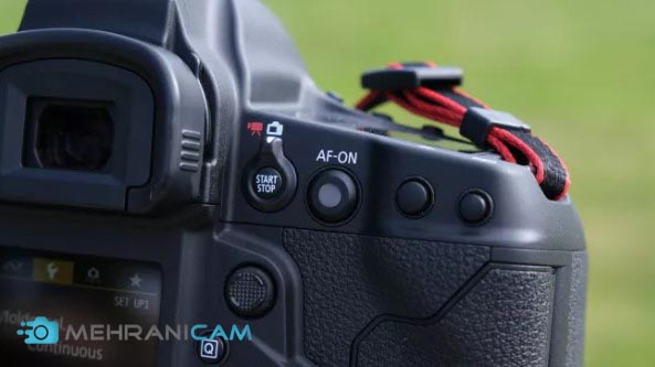 نمایی از دوربین Canon EOS 1D X Mark III