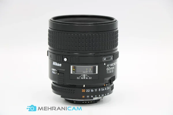 لنز دست دوم نیکون F2.8D 60mm micro