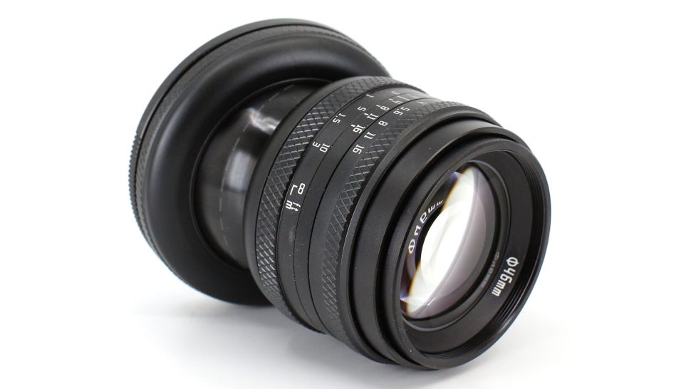 A 50mm f/1.4 tilt lens 